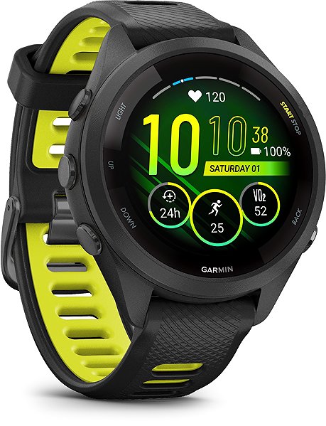 Smart Watch Garmin Forerunner 265S Black/Amp Yellow ...