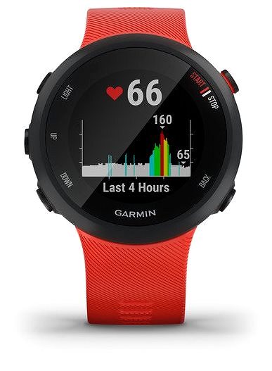 Smart Watch Garmin Forerunner 45 Lava Red Features/technology