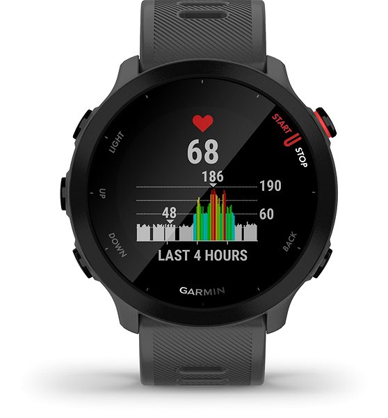 Smartwatch Garmin Forerunner 55 Monterra Grey Mermale/Technologie
