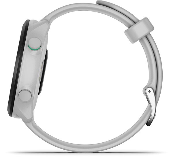 Smartwatch Garmin Forerunner 55 Whitestone Seitlicher Anblick