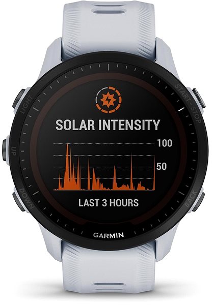 Smart Watch Garmin Forerunner 955 Solar Whitestone Screen