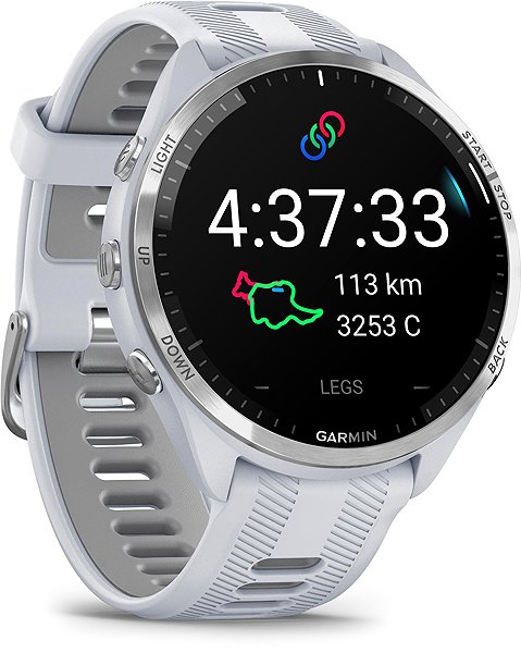 Smart Watch Garmin Forerunner 965 Whitestone/Powder Gray ...