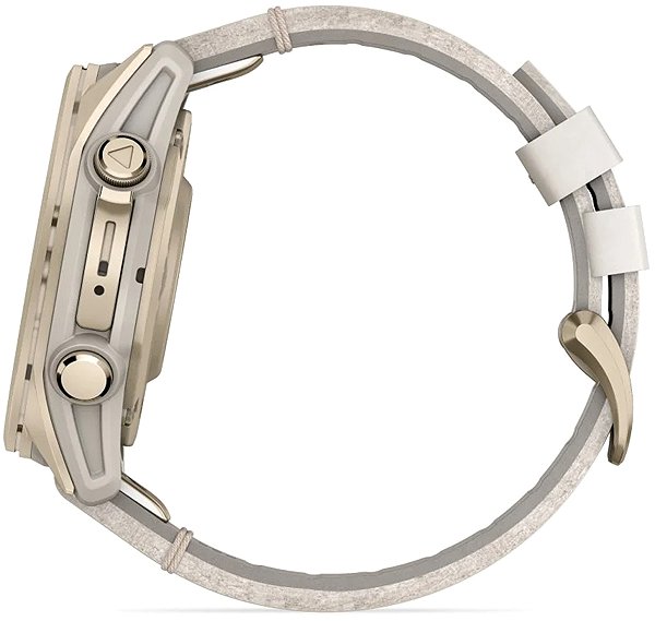 Smart Watch Garmin Fenix 8 43mm AMOLED Sapphire Soft Gold/Limestone leather ...