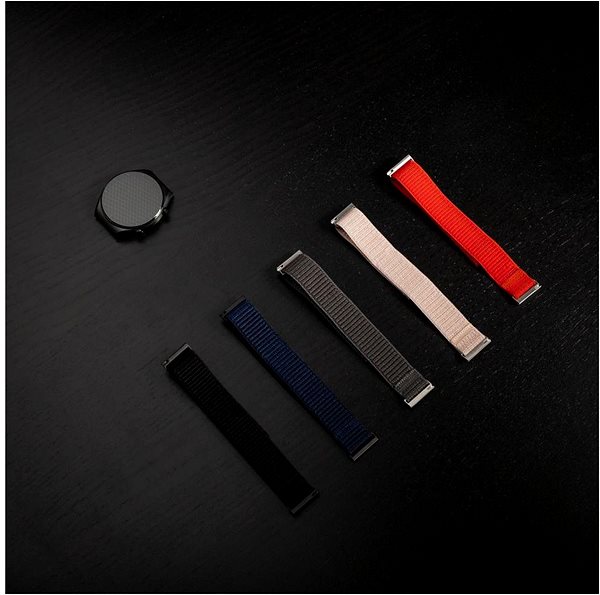 Řemínek FIXED Nylon Sporty Strap pro Quick Release 22mm černý ...