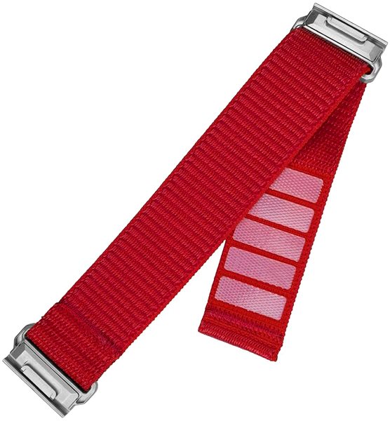 Armband FIXED Nylon Sporty Strap für die Garmin QuickFit 22 mm rot ...