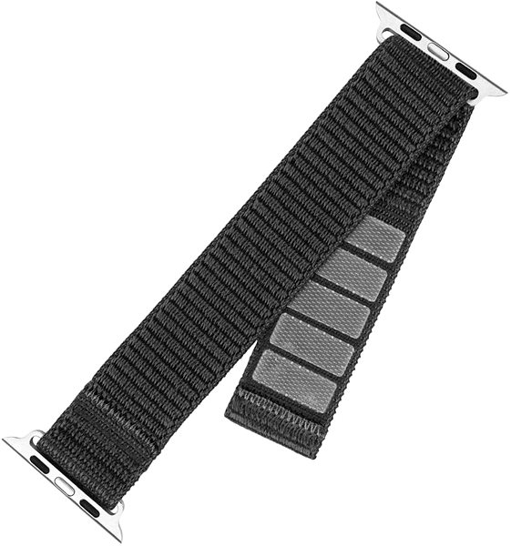 Řemínek FIXED Nylon Sporty Strap pro Apple Watch Ultra 49mm tmavě šedý ...