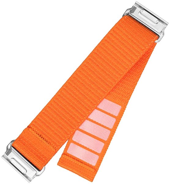 Remienok na hodinky FIXED Nylon Sporty Strap na Garmin QuickFit 26 mm oranžový ...