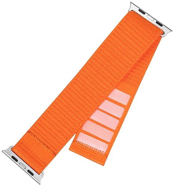 Armband FIXED Nylon Sporty Strap für die Apple Watch Ultra 49 mm orange ...