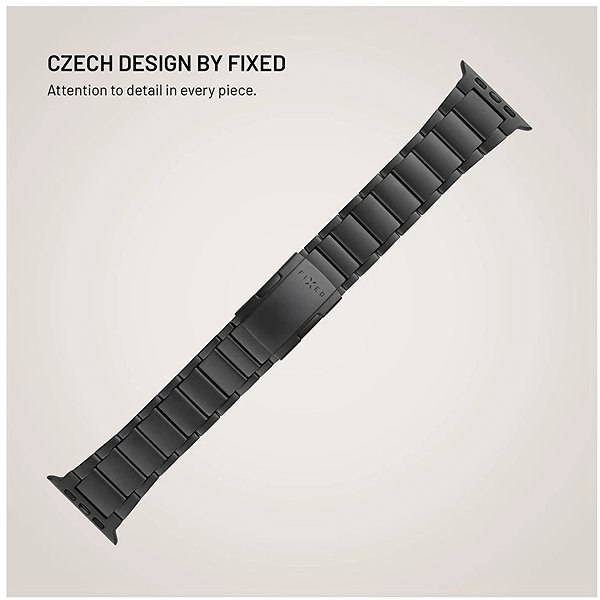 Armband FIXED Titanium für Apple Watch 44/45/46/49mm, schwarz ...
