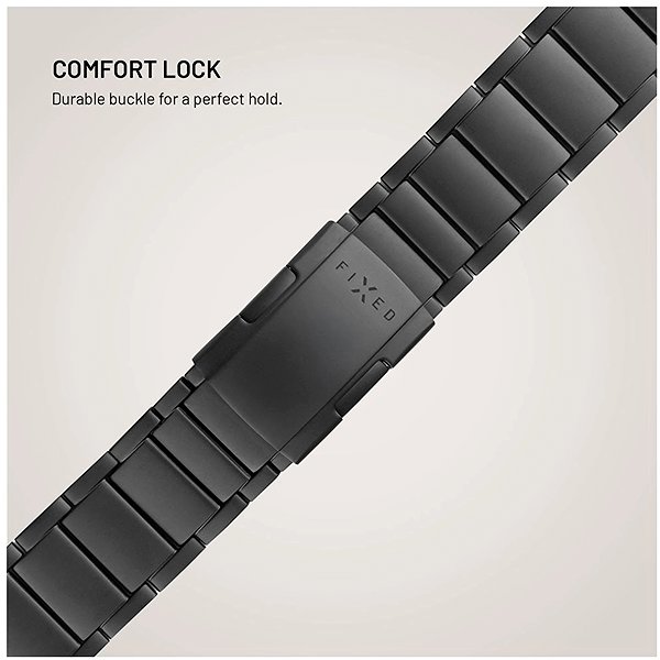 Armband FIXED Titan für Garmin QuickFit 22mm, schwarz ...