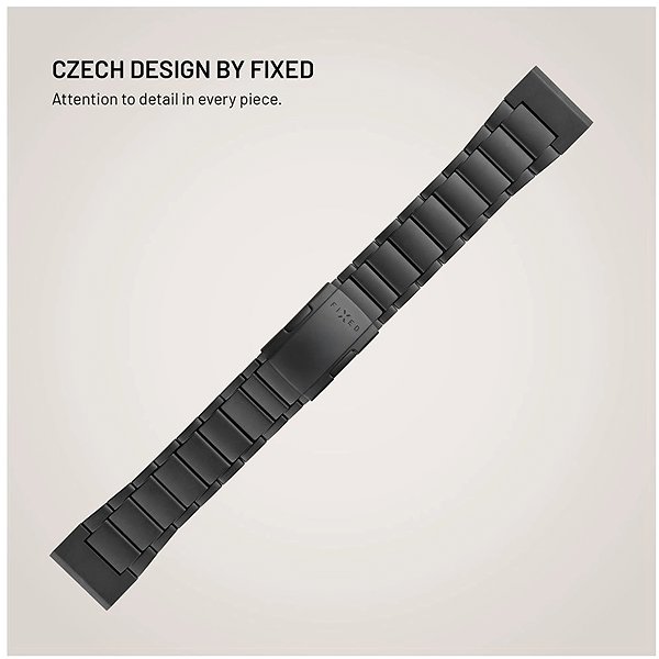 Armband FIXED Titan für Garmin QuickFit 26mm, schwarz ...