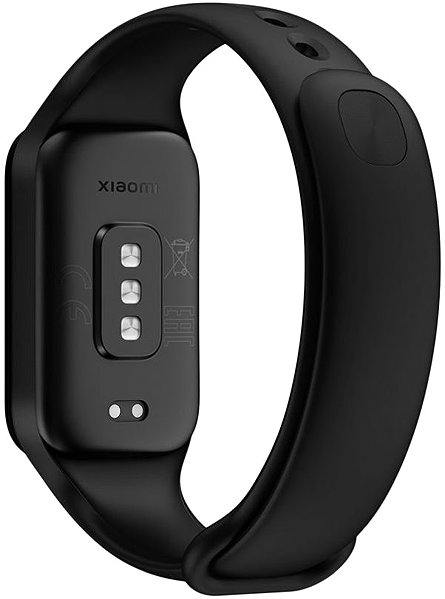 Armband FIXED Silicone Strap für Xiaomi Smart Band 8 Active schwarz ...