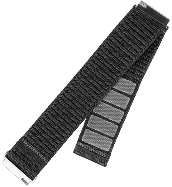 Armband FIXED Nylon Sporty Strap für Quick Release 20 mm, dunkelgrau ...