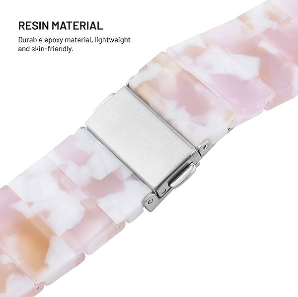 Armband FIXED Resin Strap für Quick Release 22mm Candy Pink ...