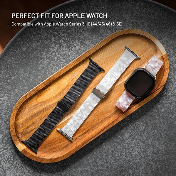 Remienok na hodinky FIXED Resin Strap pre Apple Watch 44/45/46/49 mm Carbon Black ...