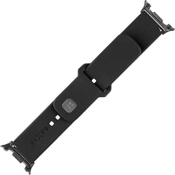 Armband FIXED Silicone Sporty Strap für Samsung Galaxy Watch8/Watch9 schwarz ...
