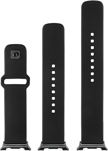 Armband FIXED Silicone Sporty Strap für Samsung Galaxy Watch8/Watch9 schwarz ...