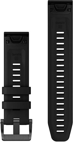 Armband Garmin Silicone QuickFit 22 - Schwarz (+ extra lang) ...