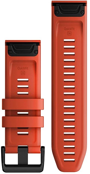 Armband Garmin Silikon QuickFit 26 - Flame Red ...