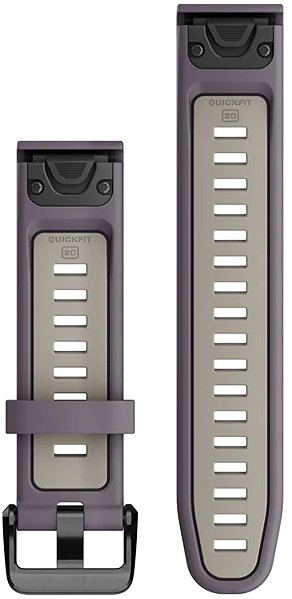 Armband Garmin Silikon QuickFit 20 - Deep Orchid/Light Sand ...