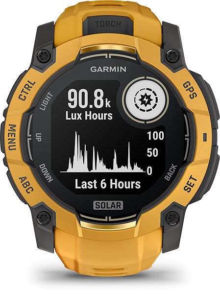 Smart Watch Garmin Instinct 3 50mm Solar Sunburst/Sunburst Grey ...