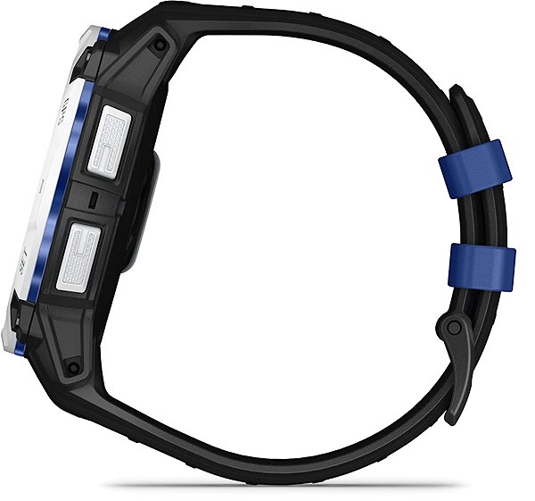 Smart Watch Garmin Instinct 3 50mm Solar Whitestone/Bolt Blue band ...