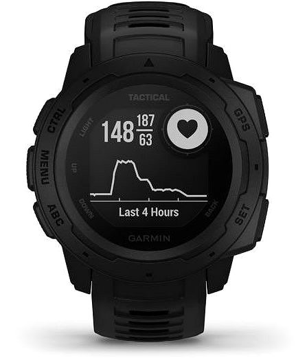Smartwatch Garmin Instinct Tactical Black Mermale/Technologie