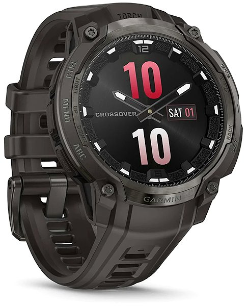 Smart Watch Garmin Instinct Crossover AMOLED Charcoal ...