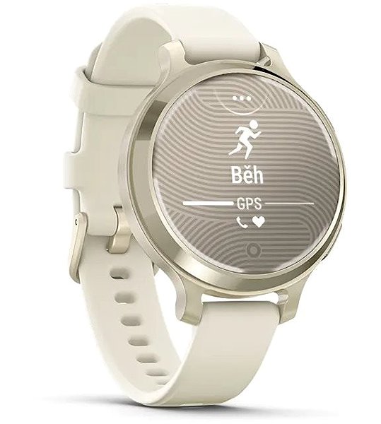 Garmin Lily 2 Active Lunar Gold/Bone Silicone Band smartwatch
.