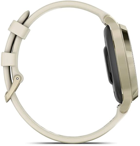 Okosóra Garmin Lily 2 Active Lunar Gold / Bone Silicone Band ...