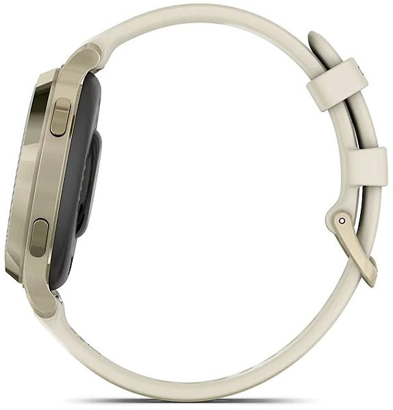 Smart Watch Garmin Lily 2 Active Lunar Gold/Bone Silicone Band ...