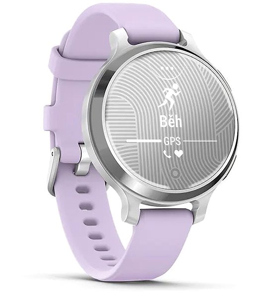 Smart Watch Garmin Lily 2 Active Silver/Purple Jasmine Silicone Band ...
