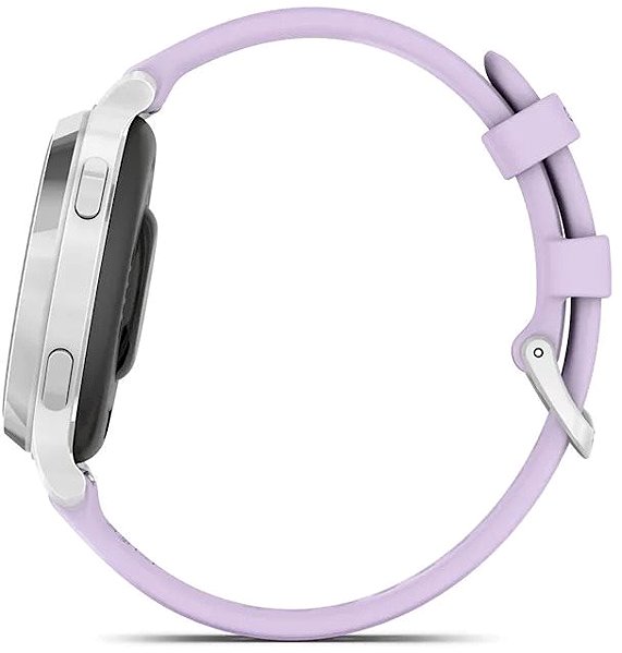 Smart Watch Garmin Lily 2 Active Silver/Purple Jasmine Silicone Band ...