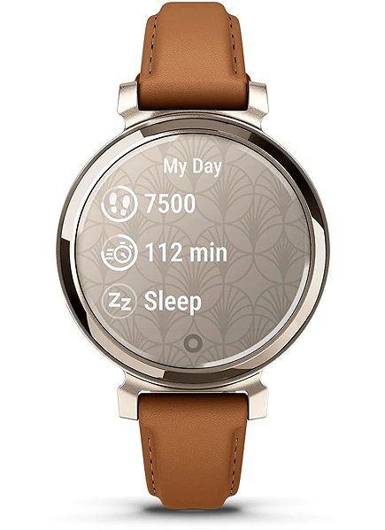 Smart Watch Garmin Lily 2 Classic Cream Gold/Tan leather ...