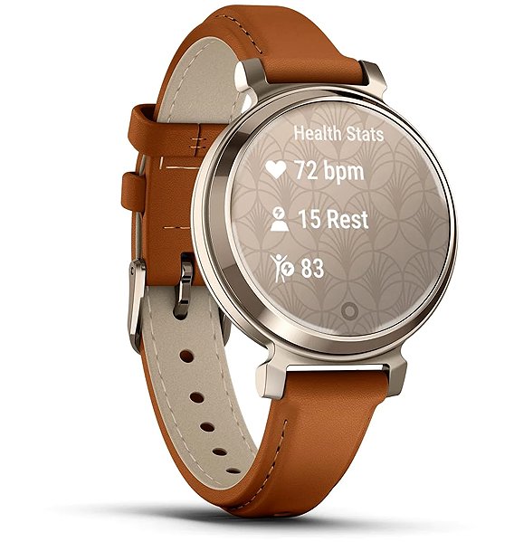 Smart Watch Garmin Lily 2 Classic Cream Gold/Tan leather ...