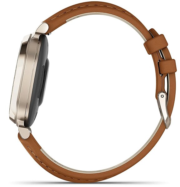 Smart Watch Garmin Lily 2 Classic Cream Gold/Tan leather ...