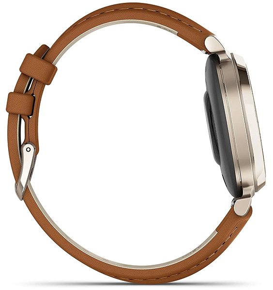 Smart Watch Garmin Lily 2 Classic Cream Gold/Tan leather ...