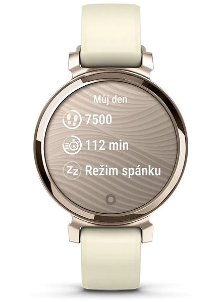 Smart Watch Garmin Lily 2 Cream Gold/Coconut Silicone Band ...