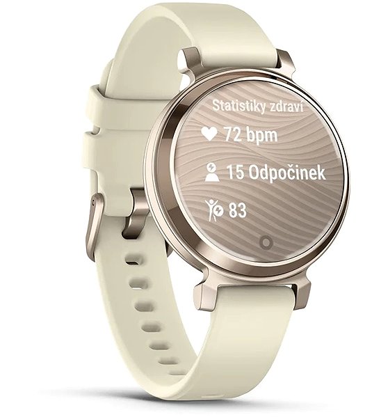Smart Watch Garmin Lily 2 Cream Gold/Coconut Silicone Band ...