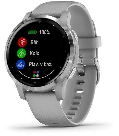 Smart Watch Garmin vívoactive 4S Silver Grey Features/technology
