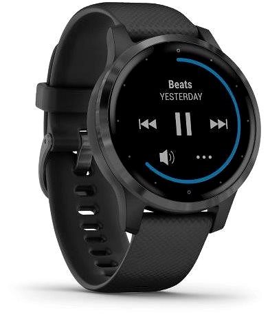 Smart hodinky Garmin Vívoactive 4S Grey Black Bočný pohľad