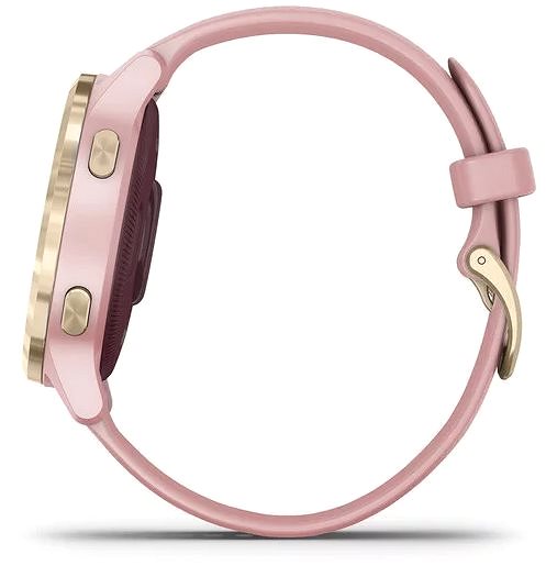 Smart hodinky Garmin Vívoactive 4S LightGold Pink Bočný pohľad