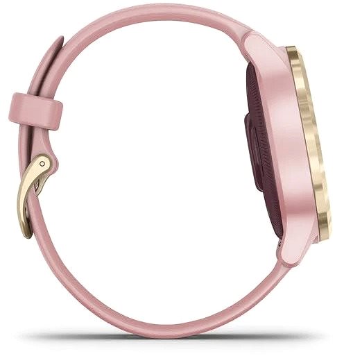 Smart Watch Garmin vívoactive 4S LightGold Pink Lateral view