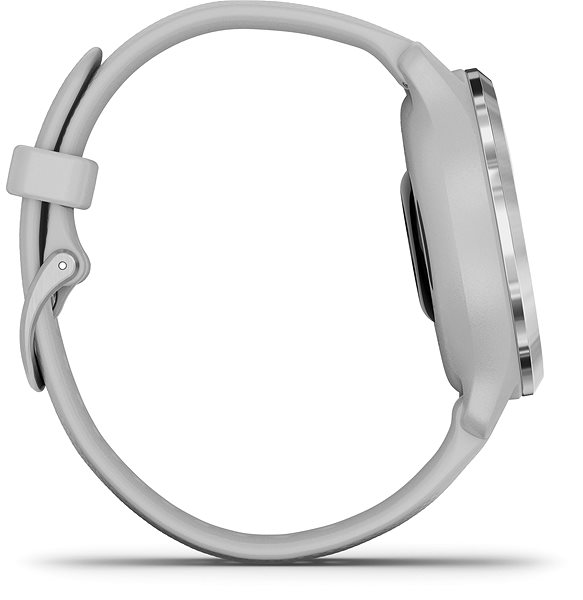 Smart Watch Garmin Venu 2S Silver/Grey Band Lateral view