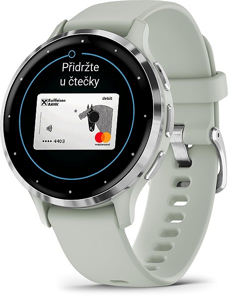 Smart Watch Garmin Venu 3S Silver/Sage Gray Band ...