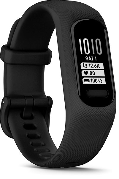 Fitness Tracker Garmin vivosmart5 Black (size S/M) Lateral view