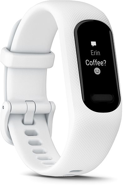 Fitness Tracker Garmin vivosmart5 White (size S/M) Lateral view