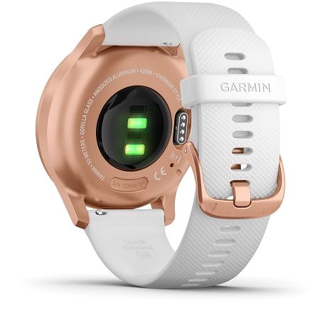 Smart Watch Garmin vívomove 3 Style, Rose Gold White Back page