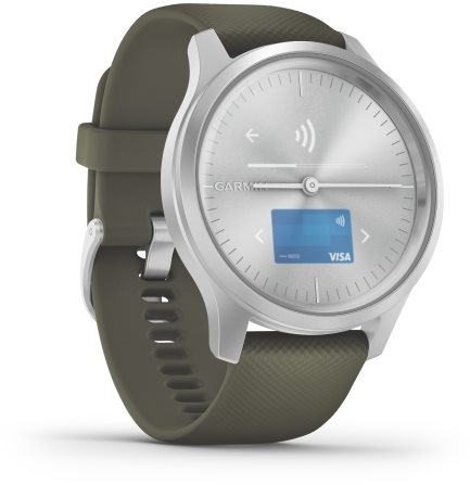 Smartwatch Garmin Vívomove 3 Style Silver Green ...