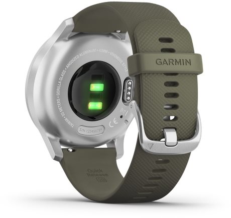 Smart Watch Garmin vívomove 3 Style, Silver Green ...
